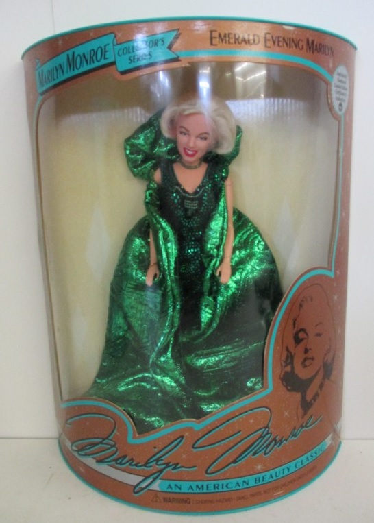 Marilyn Monroe Collectors Series Emerald Evening Gown Doll by DSI