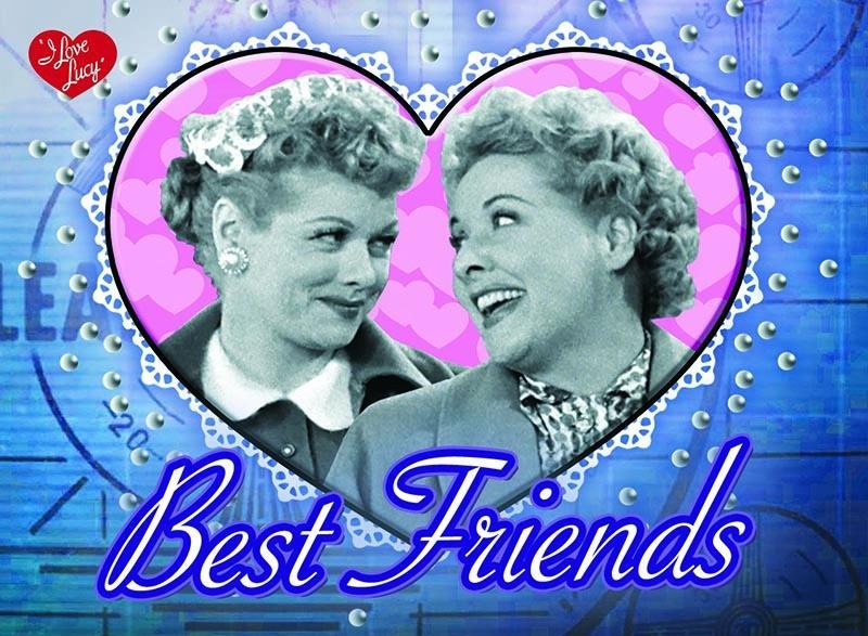 Mid South Distribution : I Love Lucy and Ethel Best Friends Magnet. 